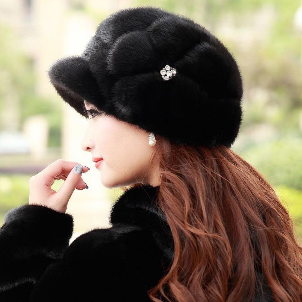 Winter New Arrival Large Floral Warm & Thickened Premium Hat