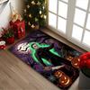 1pc Area Rug Appropriate for Office, Vintage Horror Halloween Carpet, Versatile Printed Chair Rug, Durable Home Sofa Carpet