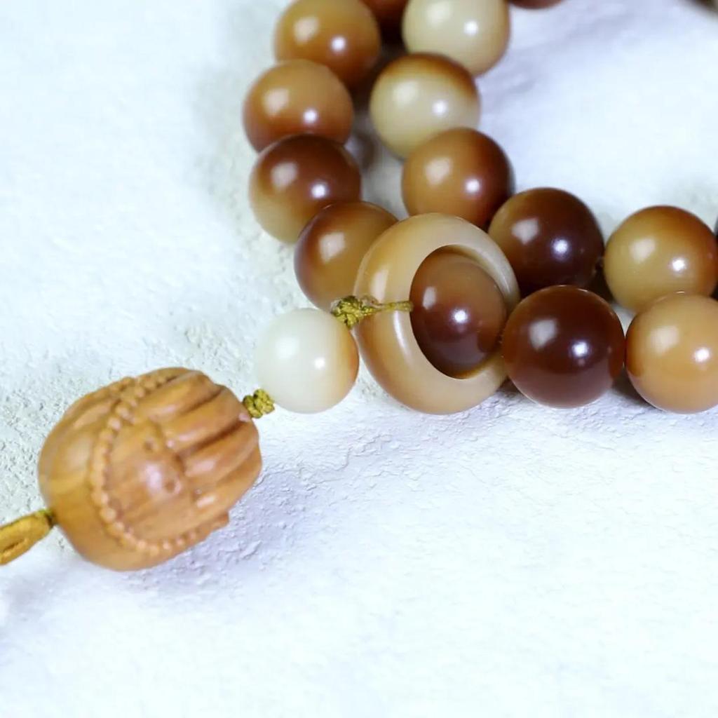 Douyin Live Hot Selling Bodhi Charcoal Roasted Toffee Beads Bracelet