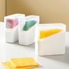Cheese Slice Storage Box Kitchen Refrigerator Cheese Container with Cover Instant Coffee Tea Bag Ketchup Packet Storage Box