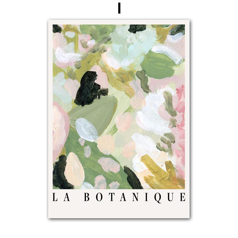 Bohemia Sea Car Vase Leaves Plants Abstract Landscape Poster And Prints Wall Art Canvas Painting Pictures For Living Room Decor