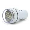 AD16‑22DHZ Frequency Meter 20~75Hz Frequency Indicator Light Panel Meter MonitorWhite