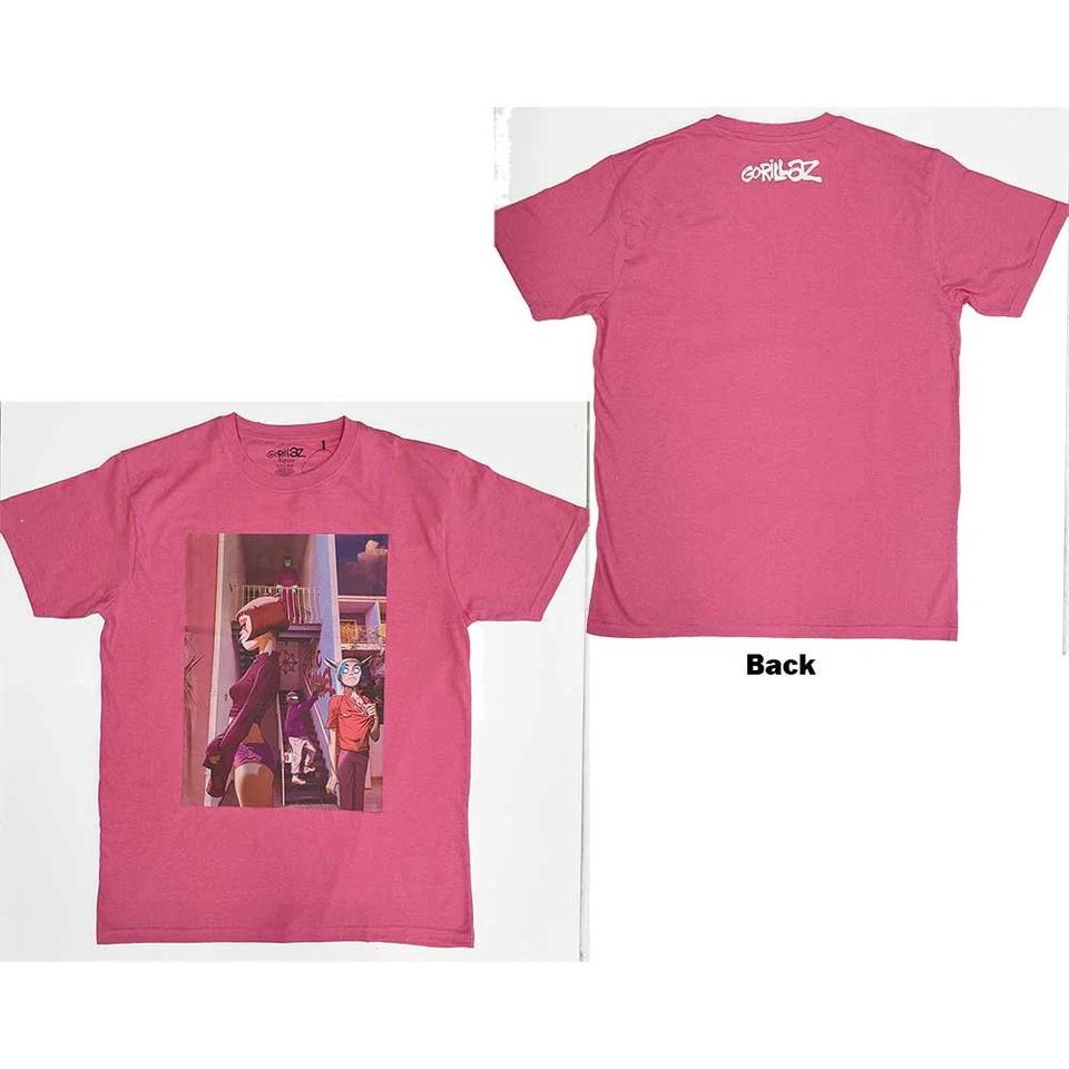 

Футболка Гориллаз: Статический канал (Назад Печать) ОФИЦИАЛЬНЫЙ НОВЫЙ 2XL