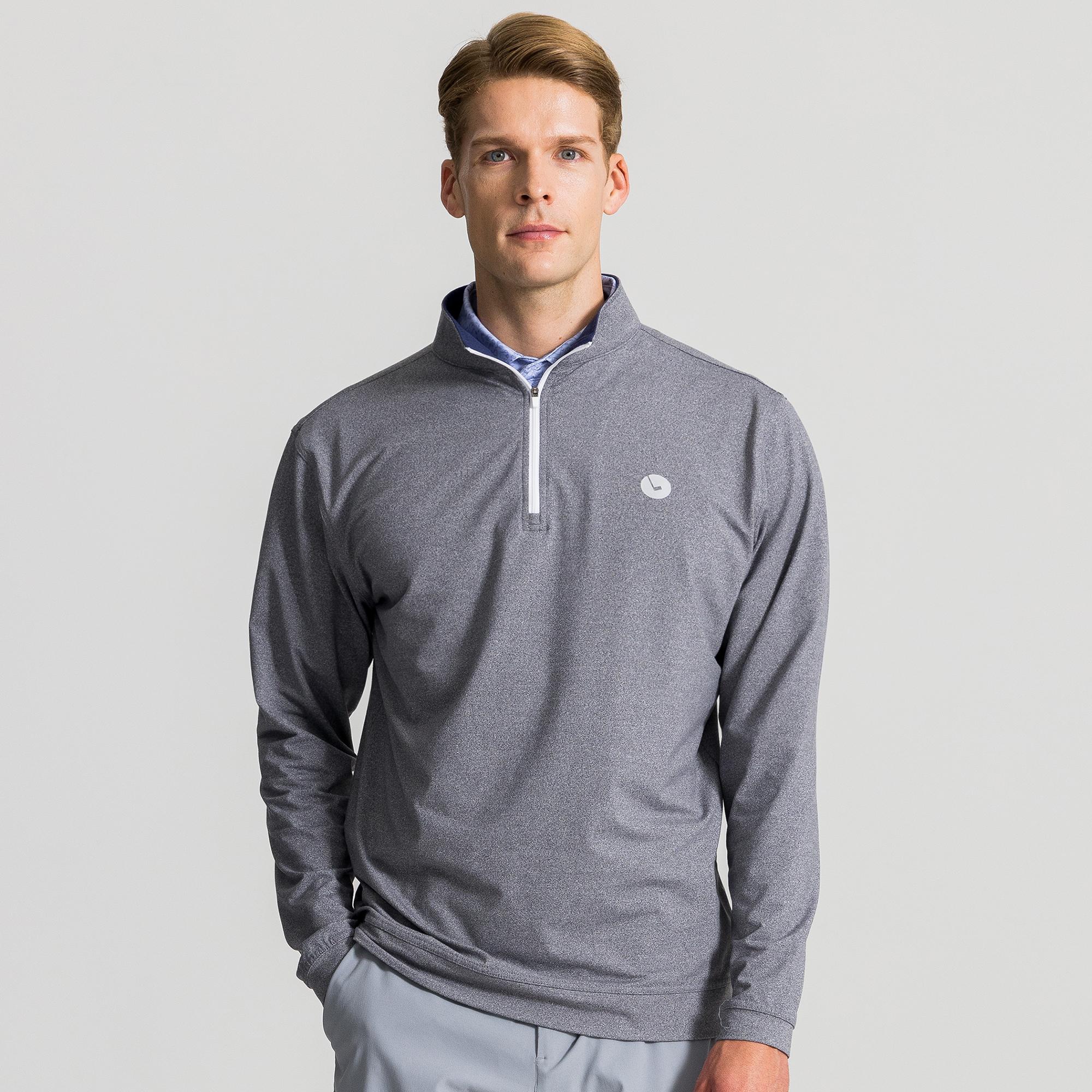 Rorong Gray Functional Quarter Zip L
