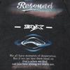 T-shirt unisex grafica con lettere streetwear 2024 T-shirt nera lavata in cotone T-shirt estiva a maniche corte unisex