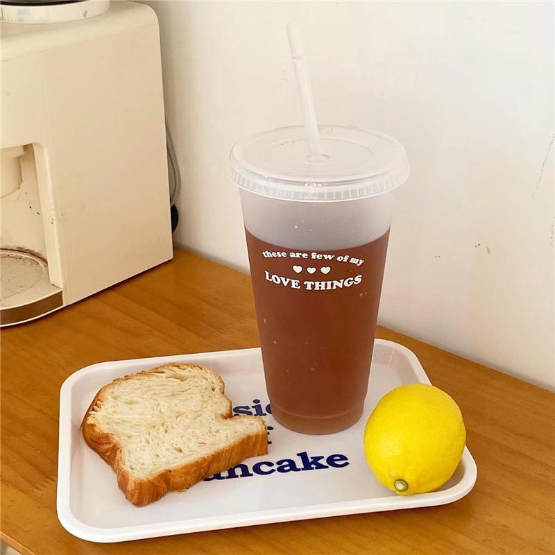 Large Capacity Summer Straw Cup for Girls - Perfect for Home, Travel, Milk Tea, Coffee, and Cold Drinks.