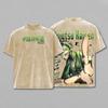 Val Vol Yelvori Marulu Print T-shirt Jujutsu Kaisen Anime Clothing Men Women Cotton Tshirts Vintage Washed Tee Oversized T Shirt