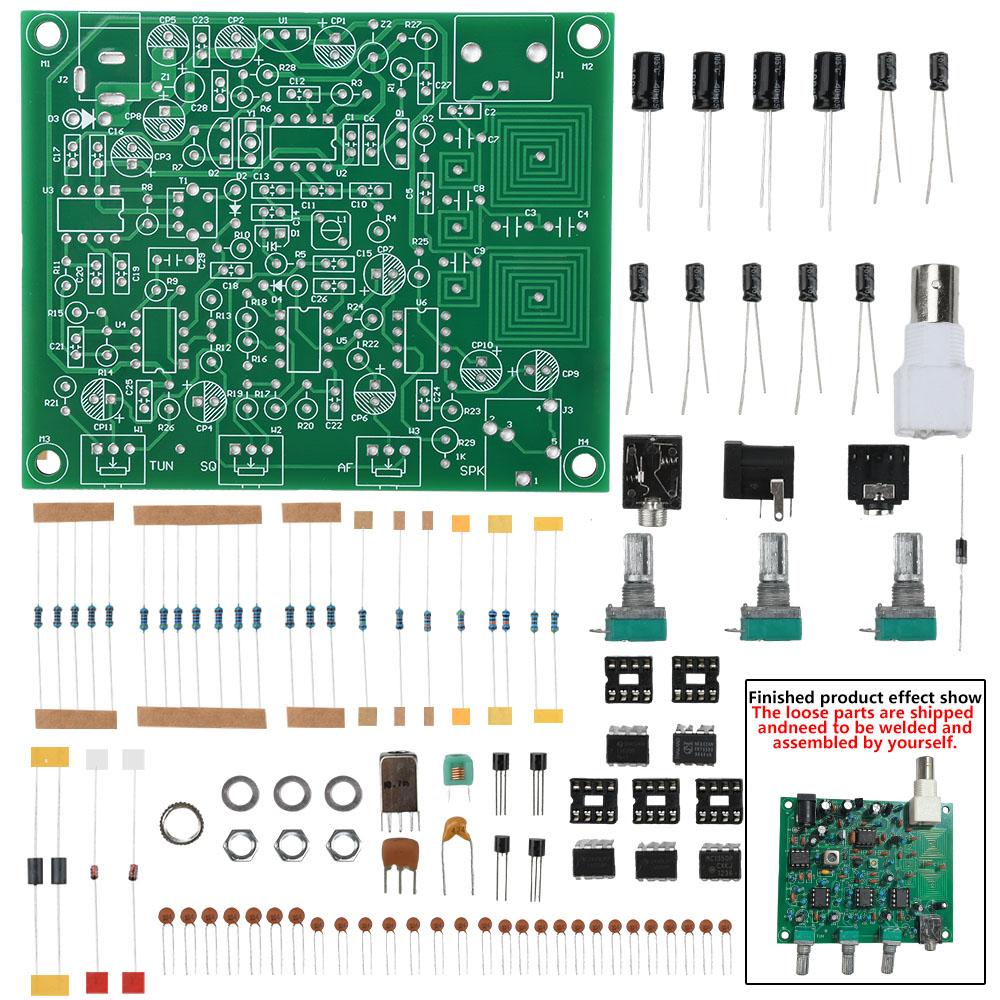 118-136MHz AM Signal Radio Aviation Band Receiver Diy Kits High Sensitivity Air Band Aircraft Tower Calls VHF Antenna HAM RF