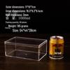 Clear Acrylic Rectangular Gift Box for Tea and Party Souvenirs