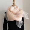 Long Warm Shawl Mesh Hijab Scarf Soft Silk Scarf  Spring