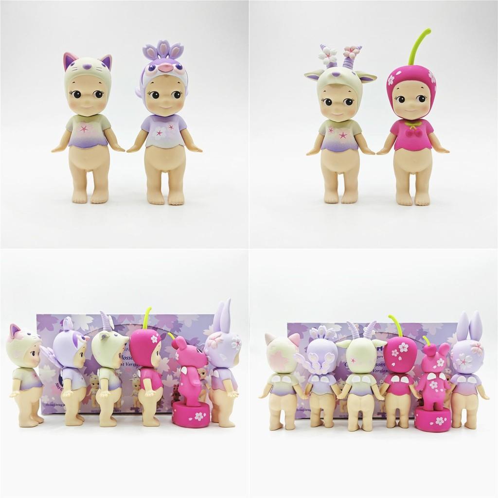 Pvc Angel Figurine Sakura Series Night Cherry Blossom Model For Collectors And Decoration