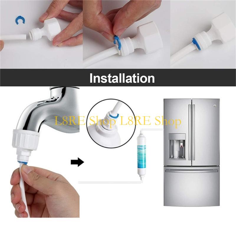 L8RE Filter System Connection Plastic Home Appliance Water Hose for Refrigerators
