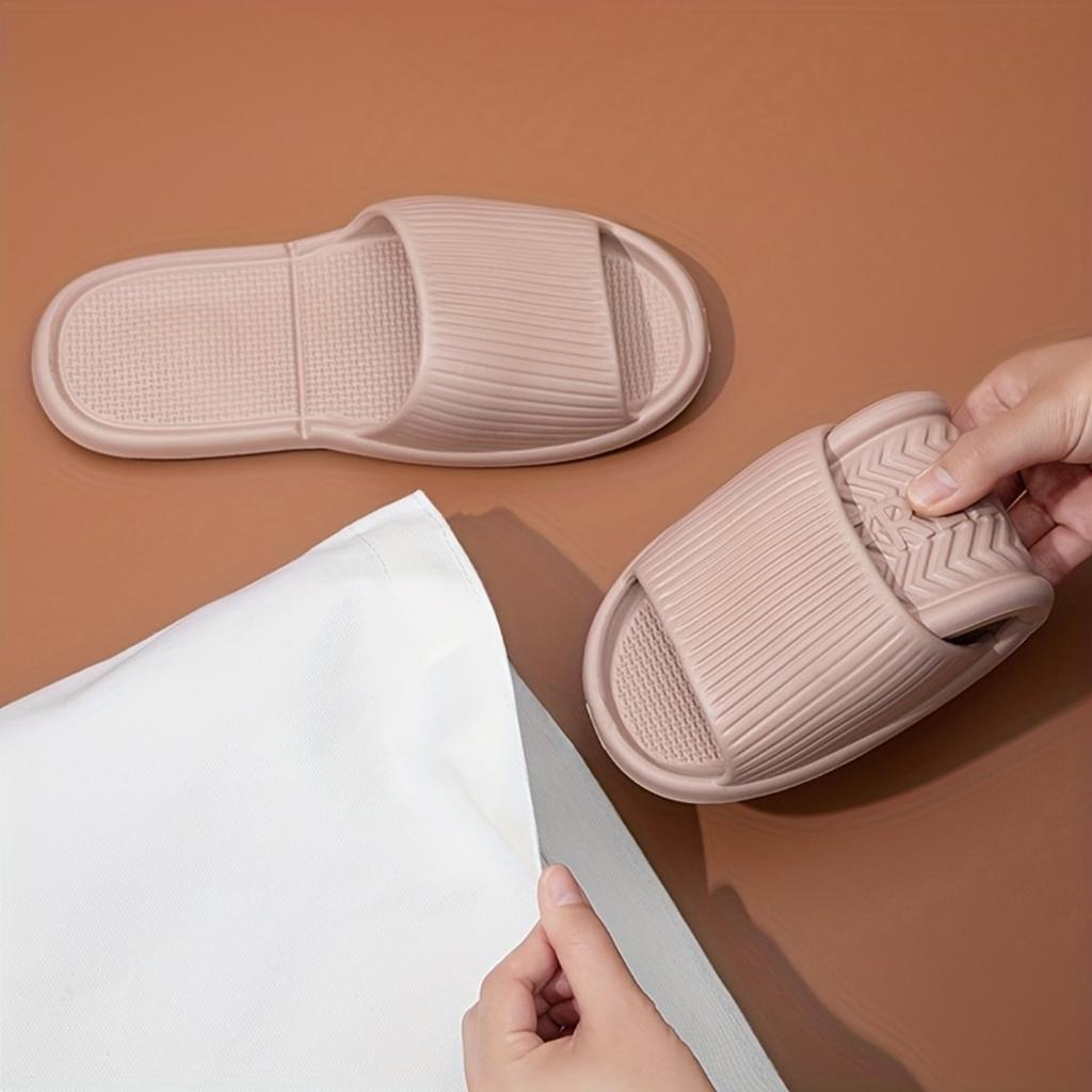 Wygodne kapcie EVA - Antypoślizgowe, Gruba podeszwa, Prążkowany design, Kapcie plażowe do wewnątrz i na zewnątrz, Kapcie codzienne | Styl casual Kapcie domowe