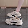 Mesh breathable new dad shoes women 2025 spring student sports running casual sports board shoes women Q3001