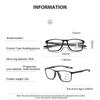 Multifocal Progressive Reading Glasses Women Men TR90 Frame Anti Blue Light Sports Bifocal Presbyopia Eyeglasses With Diopter