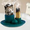 Palo Santo Sticks Holder Ceramic Palo Santo Burner Multi-Purpose Incense Burner Candle Holder Elegant Incense Burner Holder