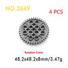 MOC Bricks Technical Gear Series Worm Rack Box Differential Compatible All Brand Car ModelBuilding Blocks Bulk Replace Parts Toy
