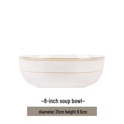 Wutuo Elegant Ceramic Soup Bowl