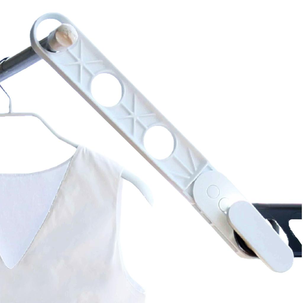 Clothes Drying Rack, Clothesline Holder, Balcony Drying Rack, Clothesline Height Adjustment, Extension Bar, Prevents Clothes from Getting Dirty, Incre
