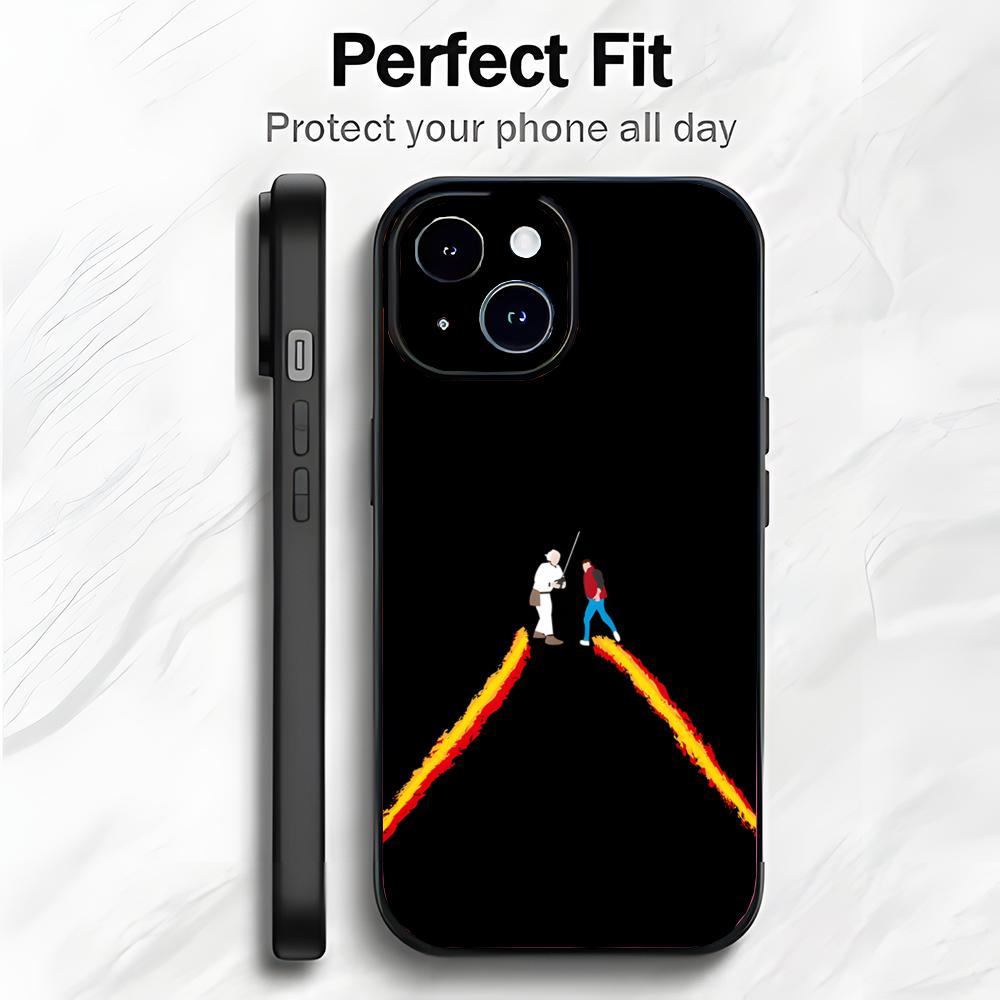 Bilim Kurgu Amerikan Filmi B-Geleceğe Dönüş Telefon Kılıfı Telefon Kılıfı Yumuşak Ambalaj Hafif iPhone17 16 15 14 13ProMax İçin