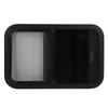 25.59x16.54in RV Windows Aluminium Alloy Rounded Sliding Windows Sealed Waterproof UV Resistant Slid