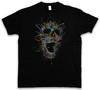 Screaming Skull II Tattoo Art Rockabilly Skeleton Roses Unisex T‑Shirt S‑5XL