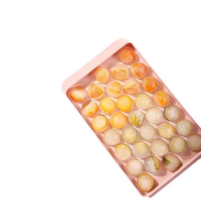 Bac à Glaçons Rond 33 Cases avec Couvercle Luzhiyuan