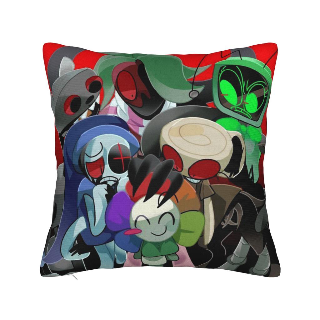 Dandy's World Pillow Cover Game Comfy Cushion Cover Novelty Pillow Case For Couch Sofa Bedroom