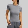 Women's Fashionable Casual Sports Leggings And Short-Sleeved Running And Fitness T-Shirt