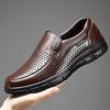 High Quality Genuine Leather Men Casual Shoes Korean Style Men Loafers Breathable Formal Men Dress Shoes Slip on Driving Shoes