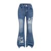 Skinny Jeans für Mädchen mit Schmetterlingsstickerei