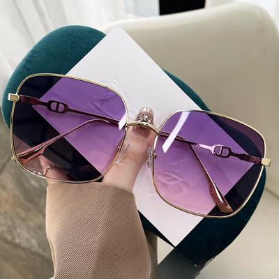 Square Large Frame High-end Women's Sunglasses Xiaohongshu Douyin Internet Celebrity Fashion Trend Sunshade Sunglasses