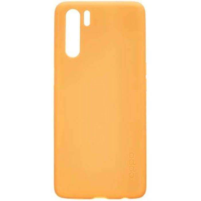 Coque souple en silicone - OPPO - A91 - Orange - Élégante - Protection efficace