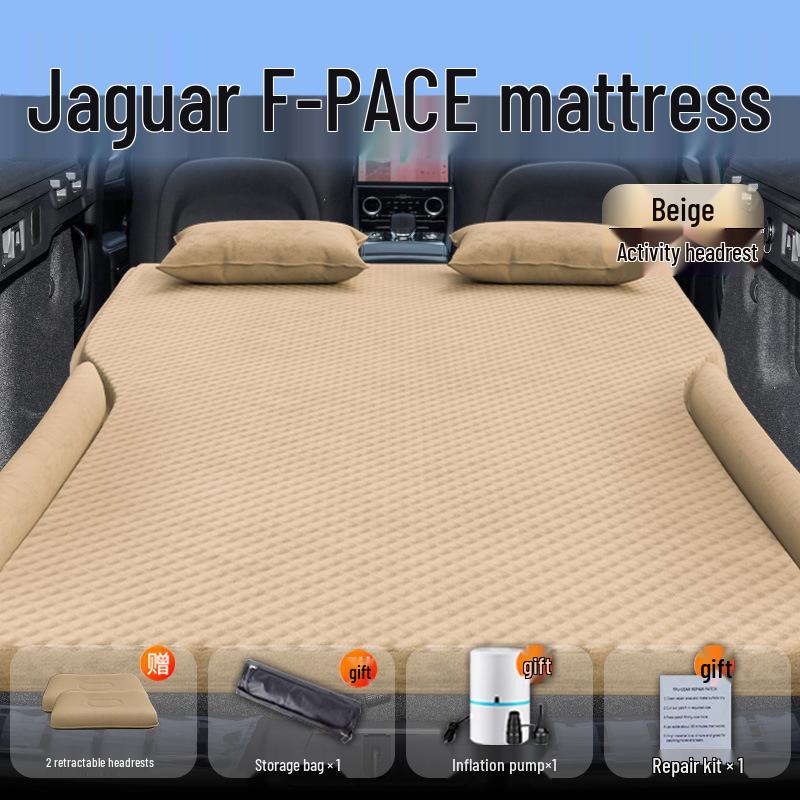 Jaguar F-Pace Inflatable Car Trunk Mattress and Rear Seat Sleeping Pad