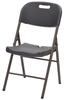 Gardenmaster Folding Garden Chair, Wicker Style, Dark Brown, HFC-49, 47cm Wide X 53cm Deep X 86cm High, for Gardens, Verandas, Terraces, and Balconies