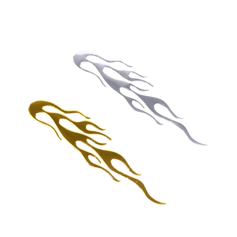 20*4Cm Car Motorcycle 3D Flame Fire Reflective Sticker Reflective Vinyl Decal