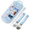 Skater Bento Trio Set Disney Frozen 24 Pieces for Made In Japan (Chopsticks, Spoon, Fork) Kids, Antibacterial, Easy-Open Slide-Open, (TACC2AG-A)