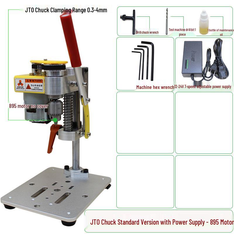 Micro Mini Bench Drill: DIY Precision Electric Tool for Watch, Phone Repair, and Household Projects