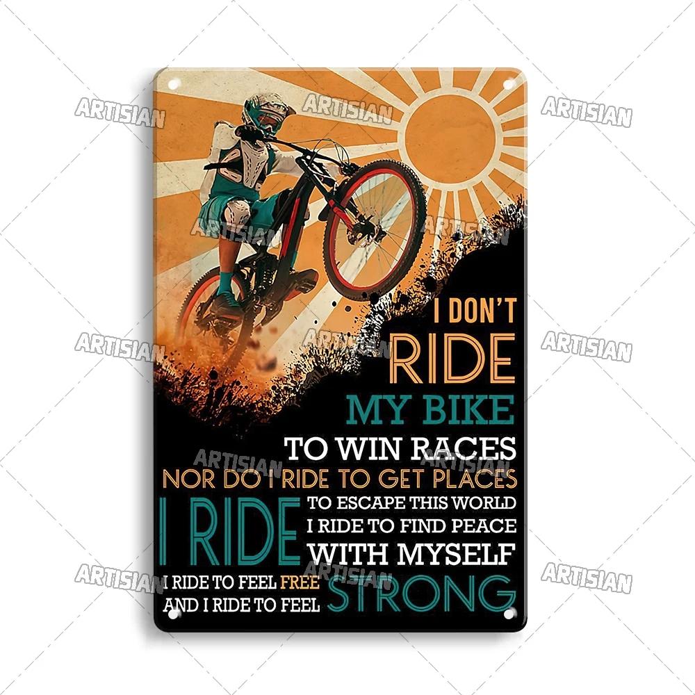 Artisian Cycling Metal Sign Bicycle Tin Plate Bike Decorative Plaque Sport Wall Decor Garage Bar Pub Club Hotel Cafe Kitchen