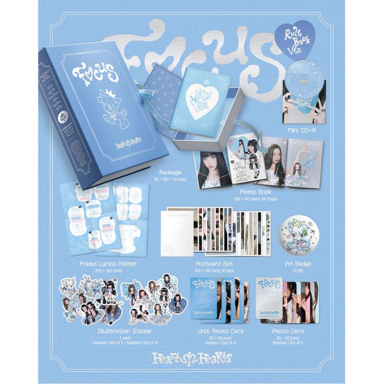 (Rule Book ver.) Hearts2Hearts [FOCUS] 1st Mini Album