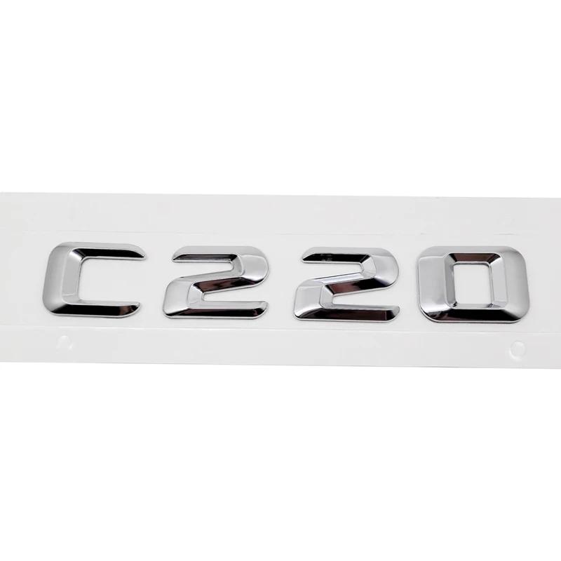 3D Car Tail Letter Stickers Badge for Mercedes Benz C Class C32 C36 C43 C55 C63 C180 C200 C220 C230 Auto Rear Trunk Emblem BA1