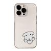Korean Ins Cute Puppy Cat Transparent Phone Case For IPhone 17 17E 16E 15 Pro Max 12 14 11 16 13 Protective Shell Coque Cover