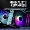 Cooler Master Hyper 212 Spectrum V3 CPU Air Cooler, ARGB Synchronization, 120mm PWM Fan, 4 Direct Copper Heat Pipes, 152mm Height, Compatible with