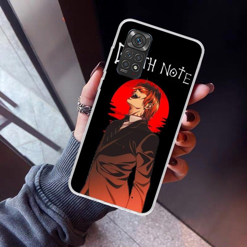 Coque de téléphone N-Note D-Death Yagami Light Pour Xiaomi Redmi Note 10 11 12 13 14 15 Pro Plus 11S 12S 14S 11T 11E 10S Dos Souple en TPU