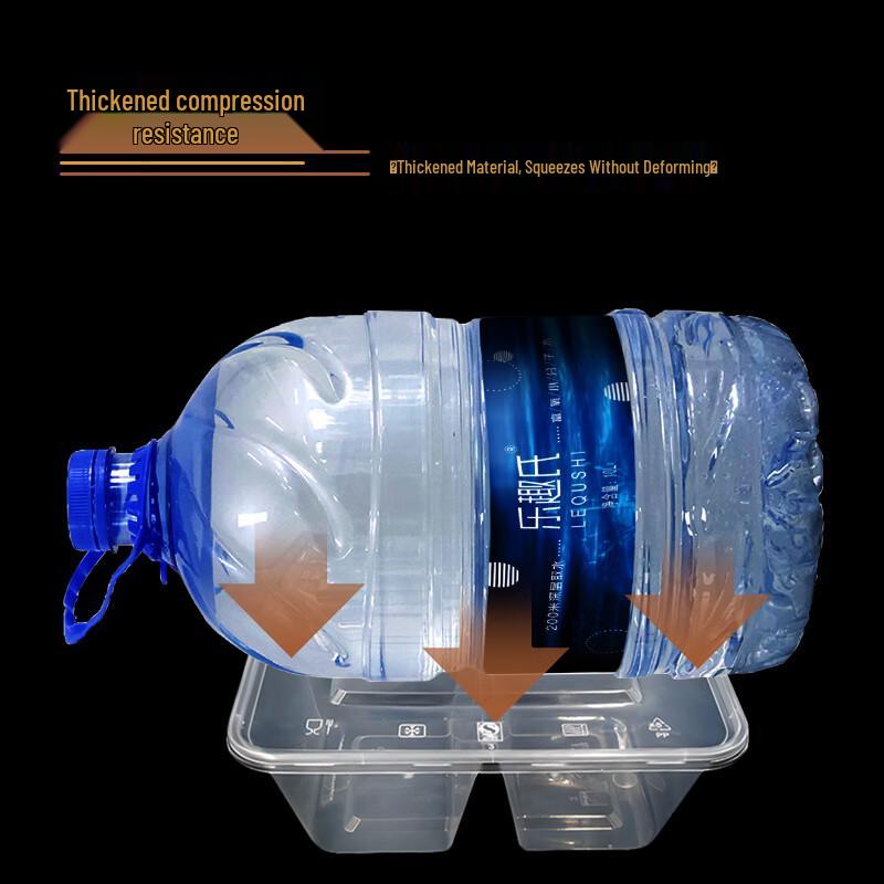 Disposable Microwavable Double Compartment Takeaway Boxes