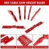 7Pcs Router Table Setup Bar Aluminum Setup Blocks Woodworking Set Up Blocks for Woodworking Setup Blocks Gage Blocks