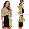 Women's Shawl Wrap Scarf, Women's Foulard Shawls Sparkly Scarves Stoles for Ceremonies Evening Party Wedding