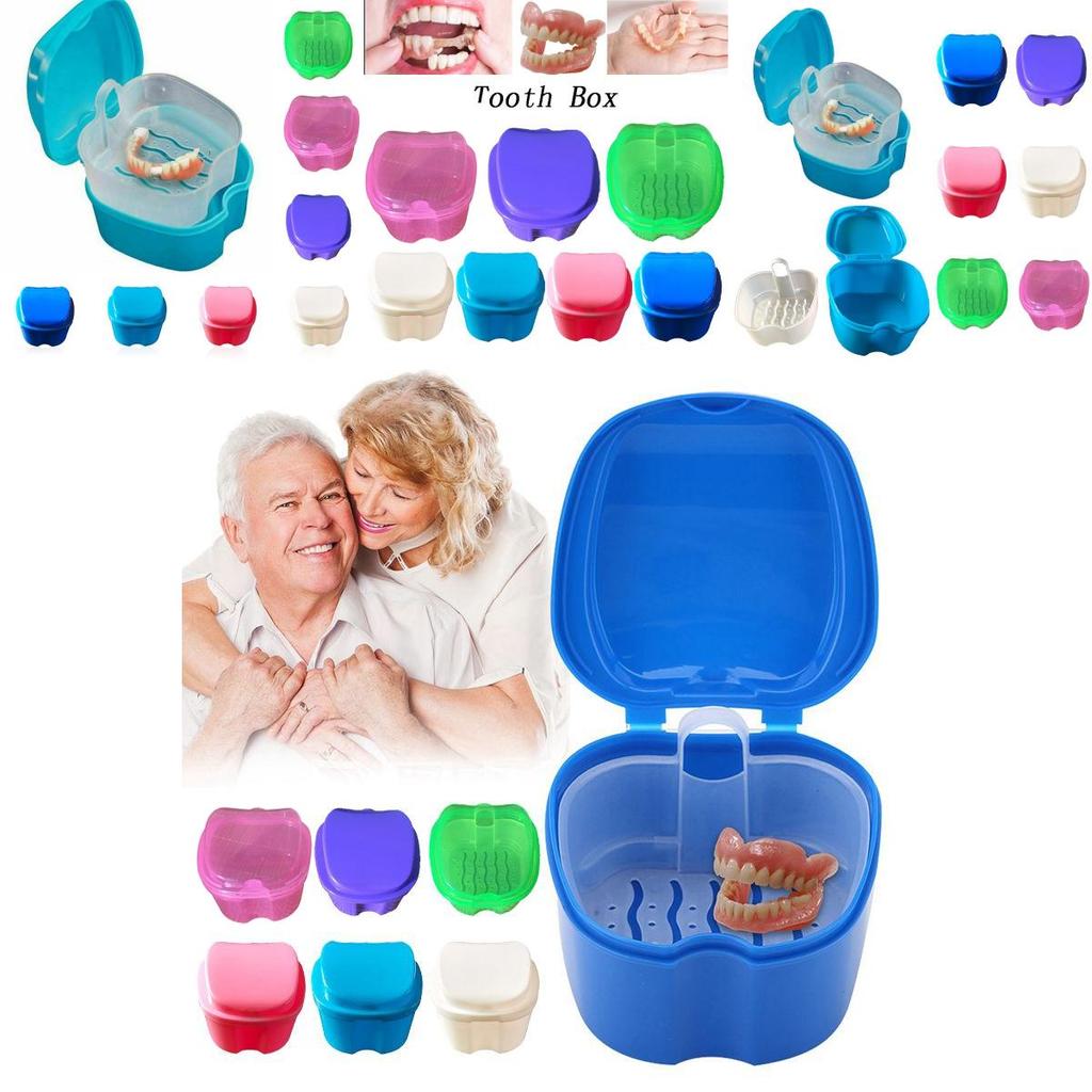 Denture Bath Box Durable And Convenient Storage
