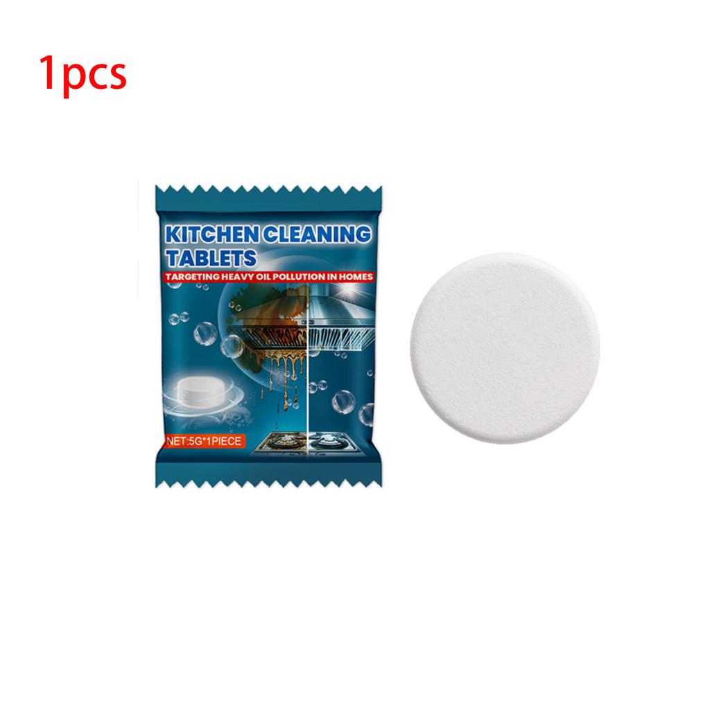 1/5/10PcsKitchen Cleaning Effervescent Tablets Kitchen Range Hood Stove Heavy Oil Removal Oil Dirt Cleaning Effervescent Tablets