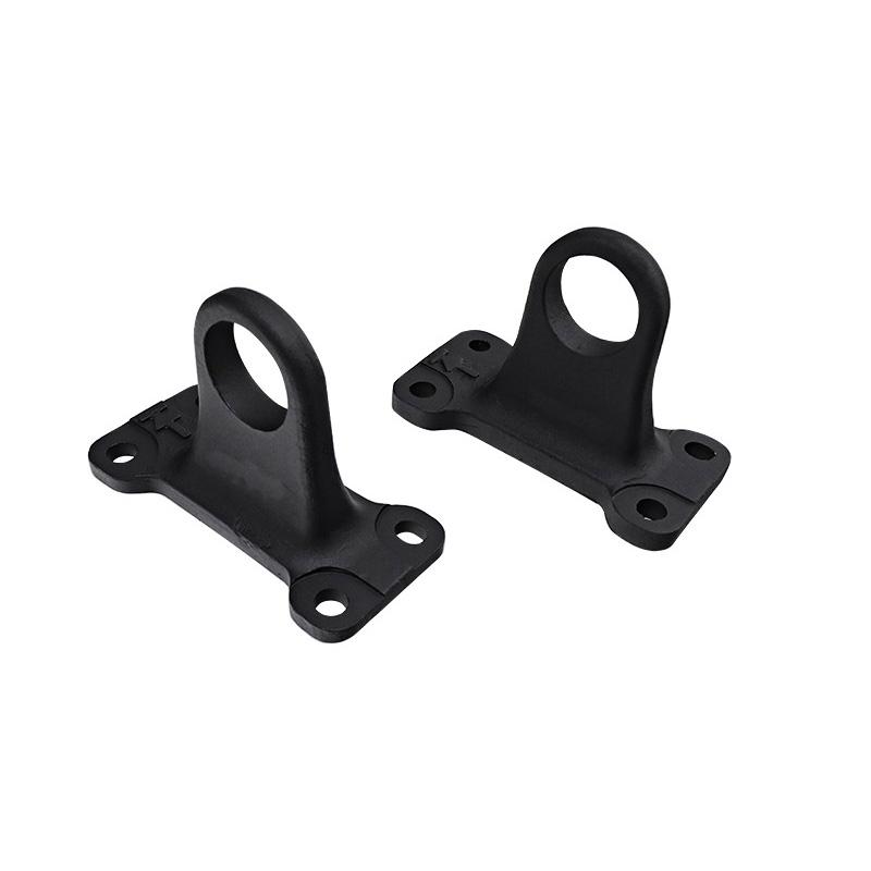 Voor 2020-2024 Land Rover Defender 90 110 Aluminiumlegering Zwart Auto Sleephaak Bumperschroefhaak D-ringen Achteraanhangerhaak Auto-onderdelen